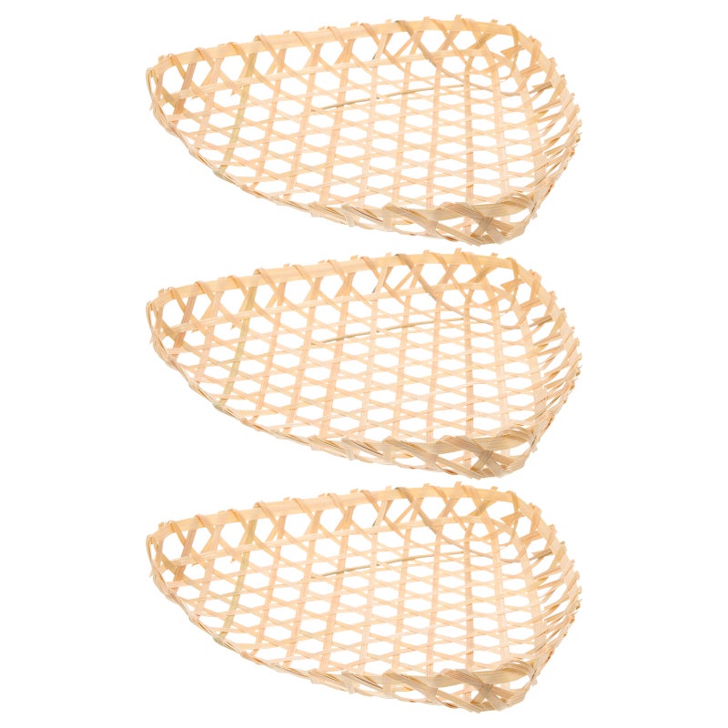 6pcs Basket Fruit Storage Basket Bread Basket Snack Baskets - Image 1