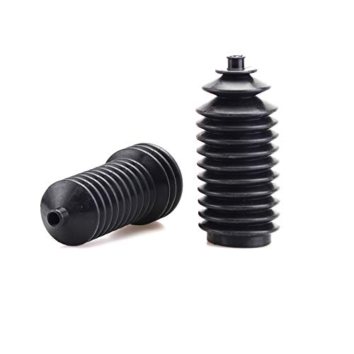 Mallofusa A Pair Steering Rack Boots Compatible for Polaris Ranger RZR 400 500 570 700 800 900 1000 5412012 5412013 ETX 2015 EV 2012 Black - Image 2
