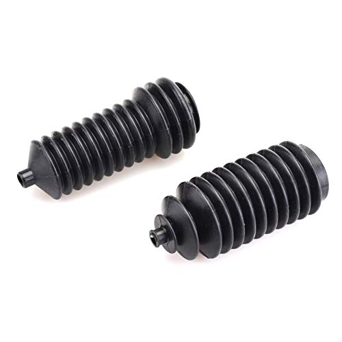 Mallofusa A Pair Steering Rack Boots Compatible for Polaris Ranger RZR 400 500 570 700 800 900 1000 5412012 5412013 ETX 2015 EV 2012 Black - Image 3