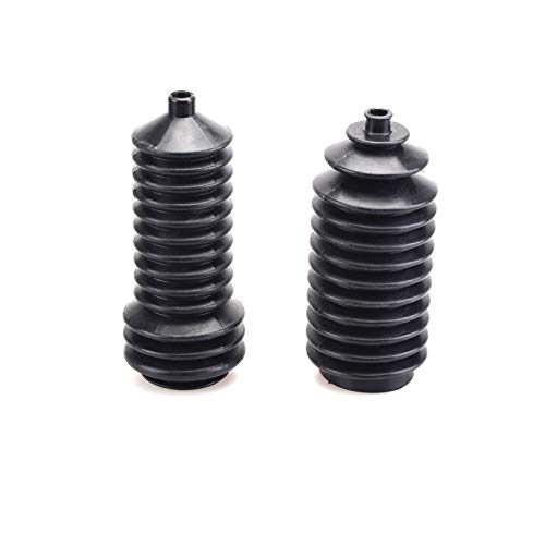 Mallofusa A Pair Steering Rack Boots Compatible for Polaris Ranger RZR 400 500 570 700 800 900 1000 5412012 5412013 ETX 2015 EV 2012 Black - Image 1