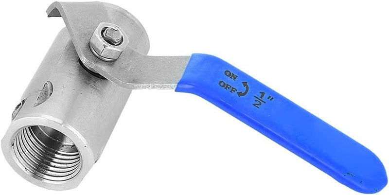 Wide Ball Valve Threaded Semi - Steel 201 Stainless Steel, DN15 DN20 DN25 Options - Durable Floating Ball Valve, Alkali, Manual Control for Industrial Water Use (DN15 1/2") - Image 5