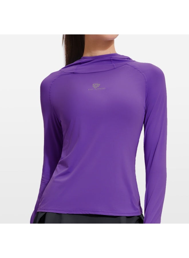 Fitness Sports Hoodies Women's Long Sleeve Top Gym Yoga Shirt Running T Shirt Quick Dry Workout Shirts With Thumb Holes - Image 1