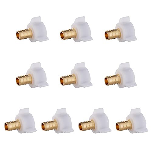 EFIELD Pack of 10 EFIELD Pex 34 Pex X 34 Female NPT Swivel Adapter Brass Crimp Fittings - Image 1