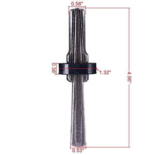 YaeTek 7 PCS 9/16 Plug Wedge Feather Shims Concrete Marble Granite Rock Stone Splitting Hand Tools - Image 3