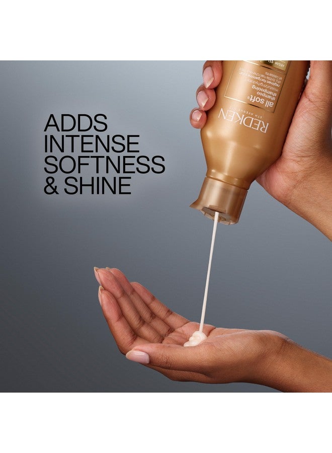 Redken All Soft Shampoo | Moisturizes and Deeply Hydrates| Softens, Smooths, and Adds Shine| Nourishing Shampoo for Dry Hair | Safe for Color-Treated Hair | With Argan Oil - Image 5
