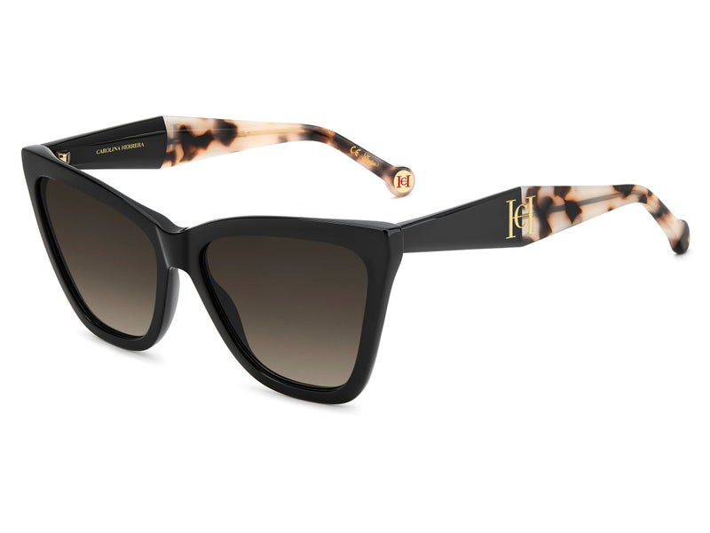 CAROLINA HERRERA Women Cat Eye Sunglasses 59 HER 0374/S - Image 2