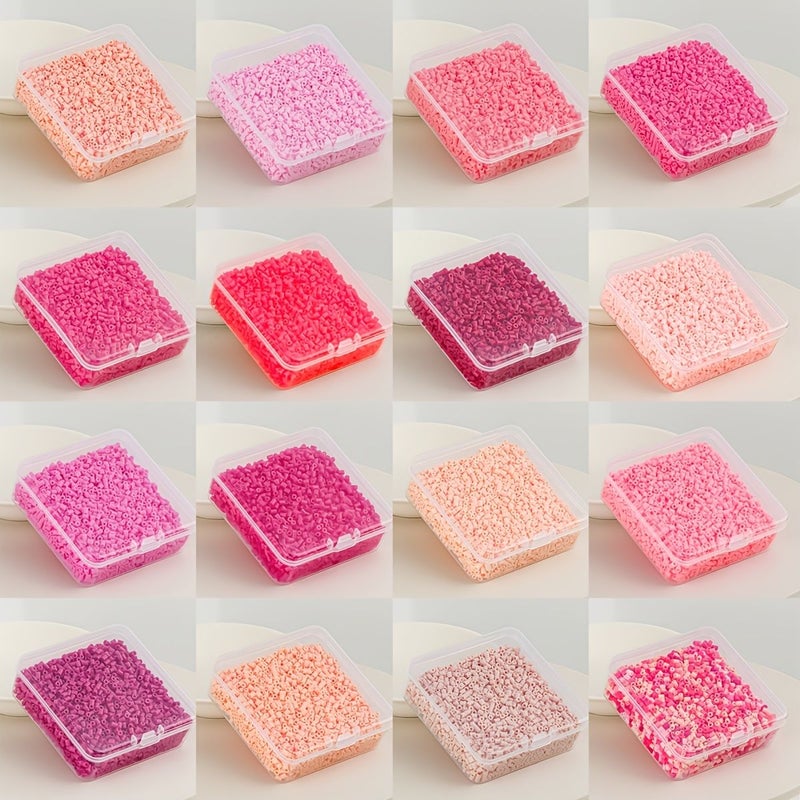 3015Pcs E Series Pink Fuse Beads 2.6mm For Flower Ornaments DIY Craft - Image 2