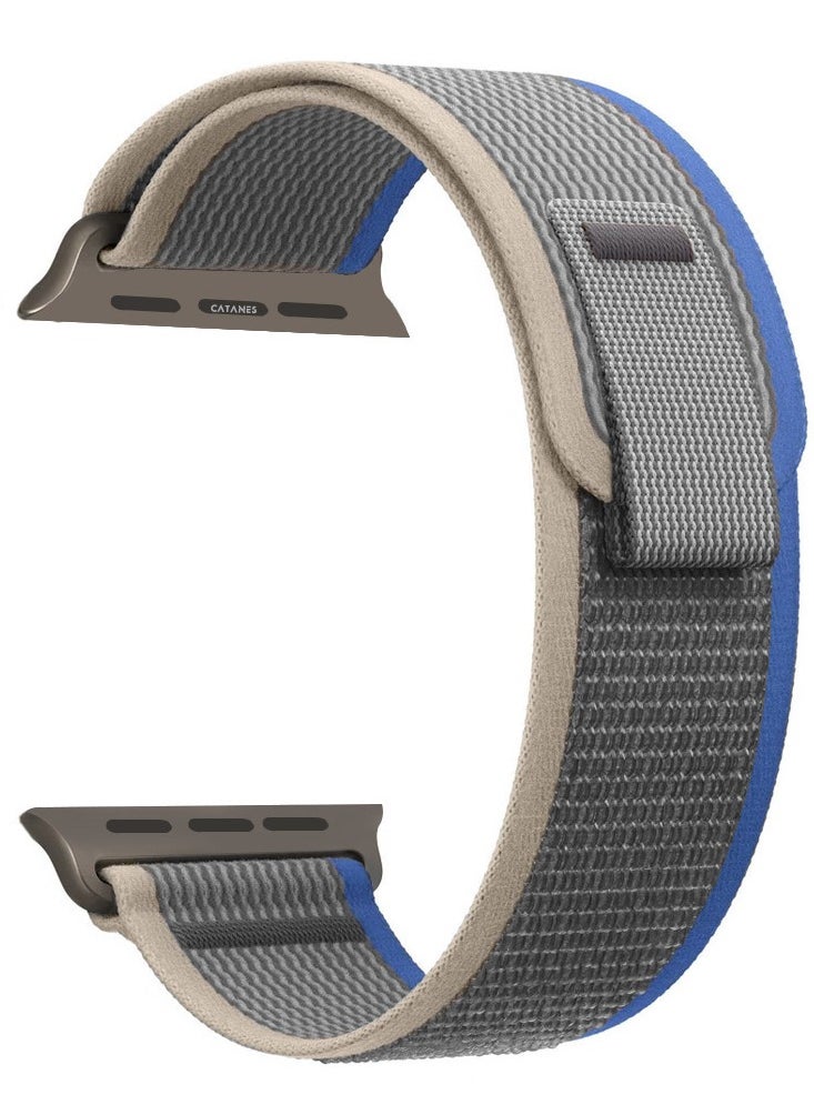 CATANES - 4 Packs For Apple iWatch Bands Nylon Alpine and Trail Bands Compatible With Apple iWatch For Men Women Replacement Strap 49mm 45mm 44mm 42mm For iWatch Series Ultra/8/7/6/5/4/3/2/1/SE Multicolour3 - Image 1