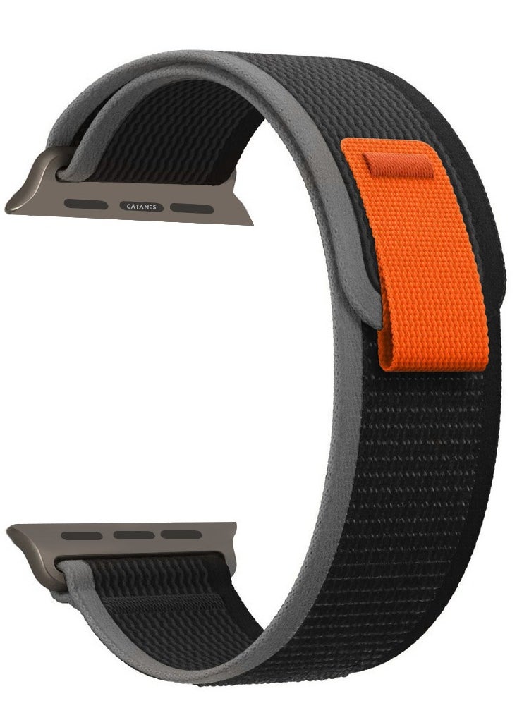 CATANES - 4 Packs For Apple iWatch Bands Nylon Alpine and Trail Bands Compatible With Apple iWatch For Men Women Replacement Strap 49mm 45mm 44mm 42mm For iWatch Series Ultra/8/7/6/5/4/3/2/1/SE Multicolour3 - Image 1