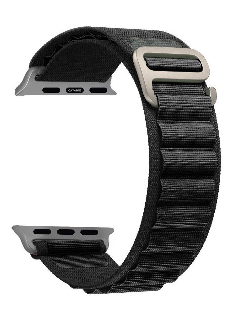 CATANES - 4 Packs For Apple iWatch Bands Nylon Alpine and Trail Bands Compatible With Apple iWatch For Men Women Replacement Strap 49mm 45mm 44mm 42mm For iWatch Series Ultra/8/7/6/5/4/3/2/1/SE Multicolour3 - Image 1