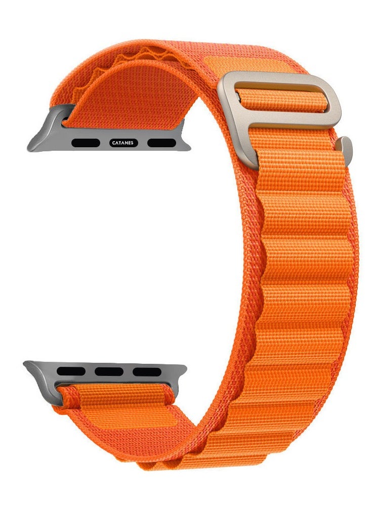 CATANES - 4 Packs For Apple iWatch Bands Nylon Alpine and Trail Bands Compatible With Apple iWatch For Men Women Replacement Strap 49mm 45mm 44mm 42mm For iWatch Series Ultra/8/7/6/5/4/3/2/1/SE Multicolour3 - Image 1