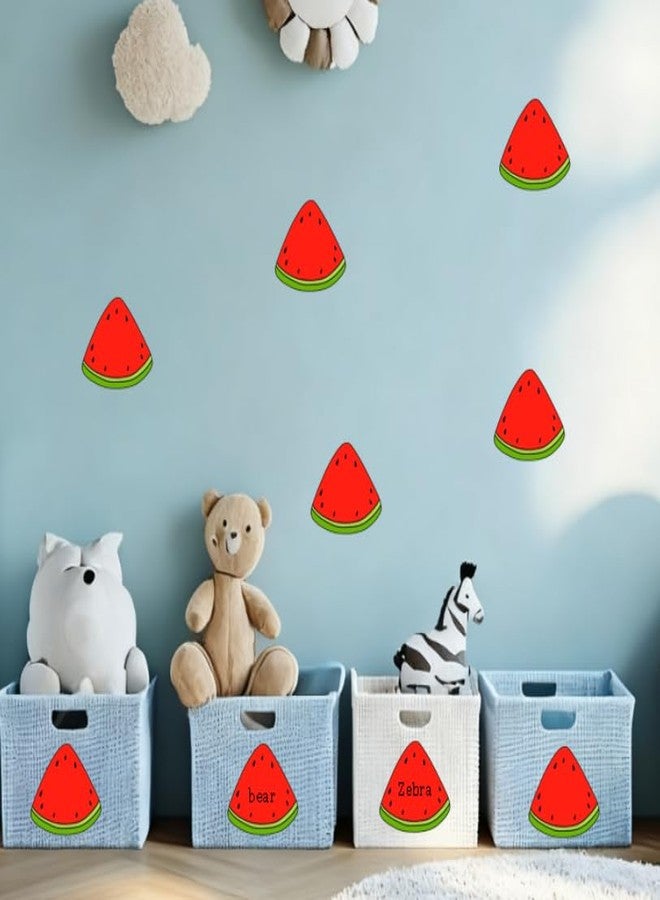 Topabel Watermelon Stickers 3 Inch Summer Watermelon Shape Name Stickers for Back to School Walls Book Room Bulletin Borders Supplies,50 Pcs - Image 4
