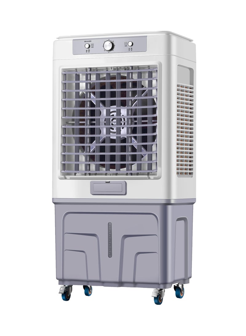 Flexy 60L Air Cooler with 3-Speed Control, 350W Power, 60L Water Tank, Mechanical Control, Ice Bottles, 30–60m² Coverage, Energy Efficient, 2-Year Warranty 