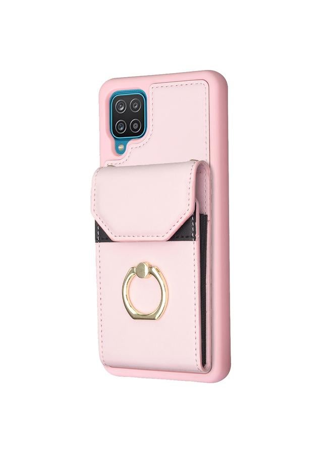 S-TOP Case For Samsung Galaxy A12 BF29 Organ Card Bag Ring Holder Phone Case - Image 2