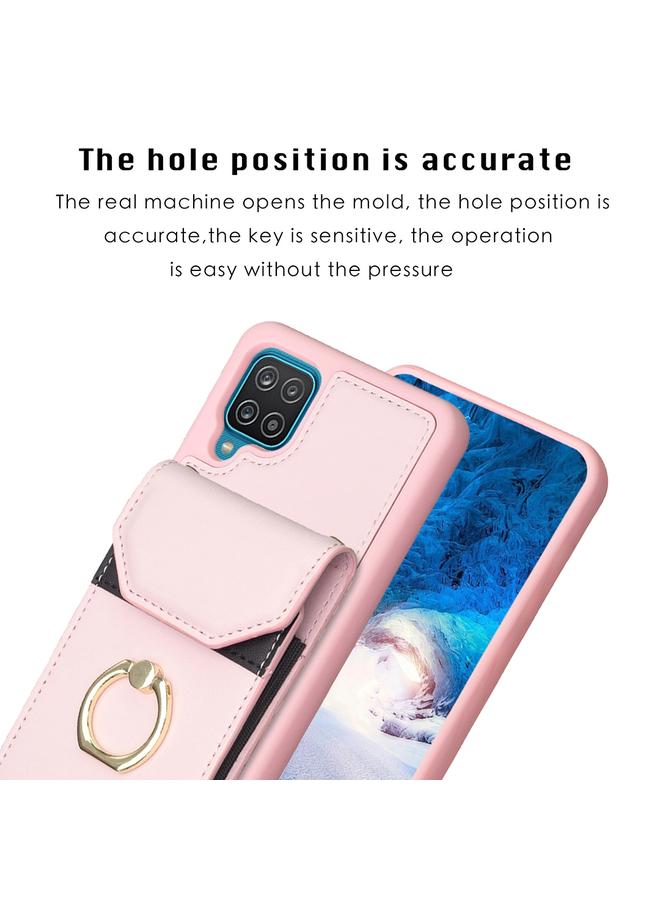 S-TOP Case For Samsung Galaxy A12 BF29 Organ Card Bag Ring Holder Phone Case - Image 3