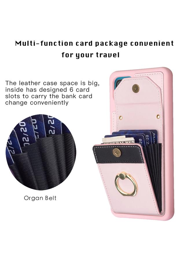 S-TOP Case For Samsung Galaxy A12 BF29 Organ Card Bag Ring Holder Phone Case - Image 4