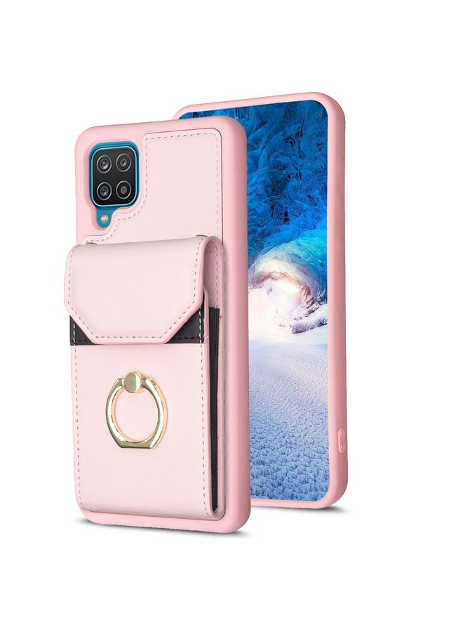 S-TOP Case For Samsung Galaxy A12 BF29 Organ Card Bag Ring Holder Phone Case - Image 1