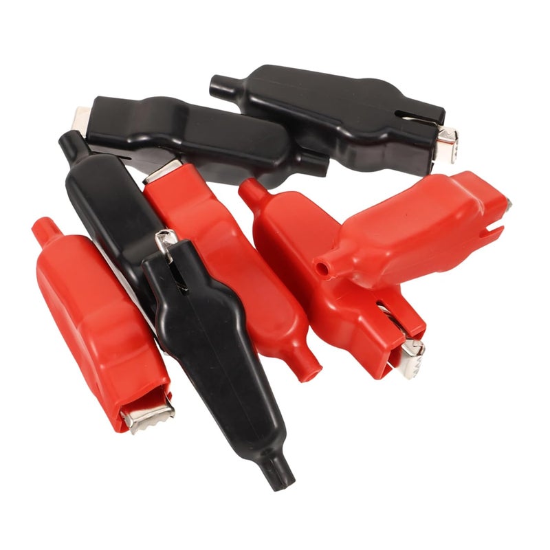 8 قطع ملاقط تمساح، أسلاك اختبار كهربائية مدمجة خفيفة الوزن للاستخدام المنزلي والسيارات - Image 2