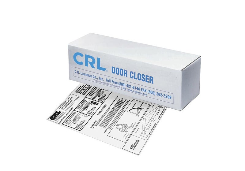 CRL C.R. LAURENCE PR80DU CRL Dark Bronze Adjustable Spring Power Size 2 to 5 Surface Mount Door Closer - Image 4