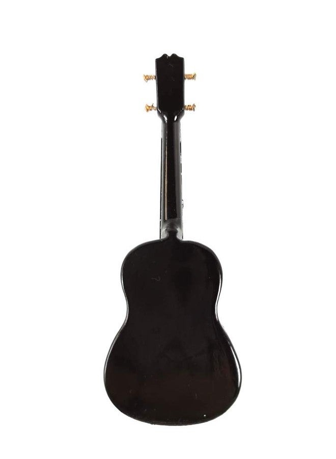 ALANO Miniature Guitar Ornament, Acoustic Wooden Music Instrument Mini Guitar Musical Instrument Holiday Home Decoration (8cm) - Image 4