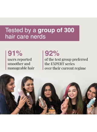 Ultra Smoothing Shampoo For Dry And Frizzy Hair, Restores Smoothing & Texture By 37%, Powered By Carbohydrate Complex & Niacinamide, Sls & Paraben Free, Vegan, 100 ml - view 3