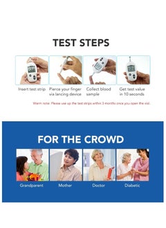 SINOCARE Posted by sinocare Blood Glucose Meter Sizes:17.5*16.3*5  - Image 4