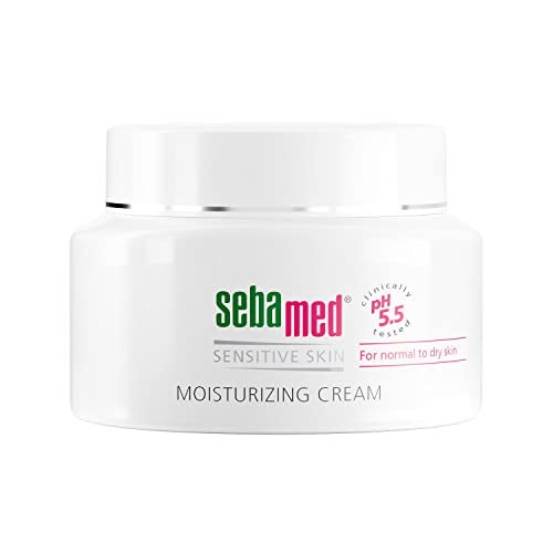 SEBAMED Moisturizing Face Cream for Sensitive Skin Antioxidant pH 55 Vitamin E Hypoallergenic 26 Fluid Ounces 75mL Ultra Hydrating Dermatologist Recommended Moisturizer
