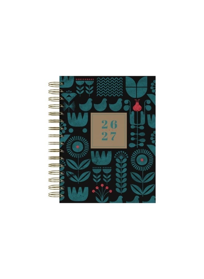 Collins 2026-2027 Mid/Academic Year Planner - 13 Month A5 Day-to-Page - Hard Cover - Collins Debden Scandi Range Black/ Blue (E-PW51M.99-2627) - Image 2