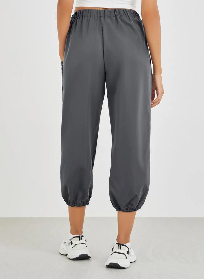 Take Two Take Two Relaxed Fit Cropped Pants with Drawstring