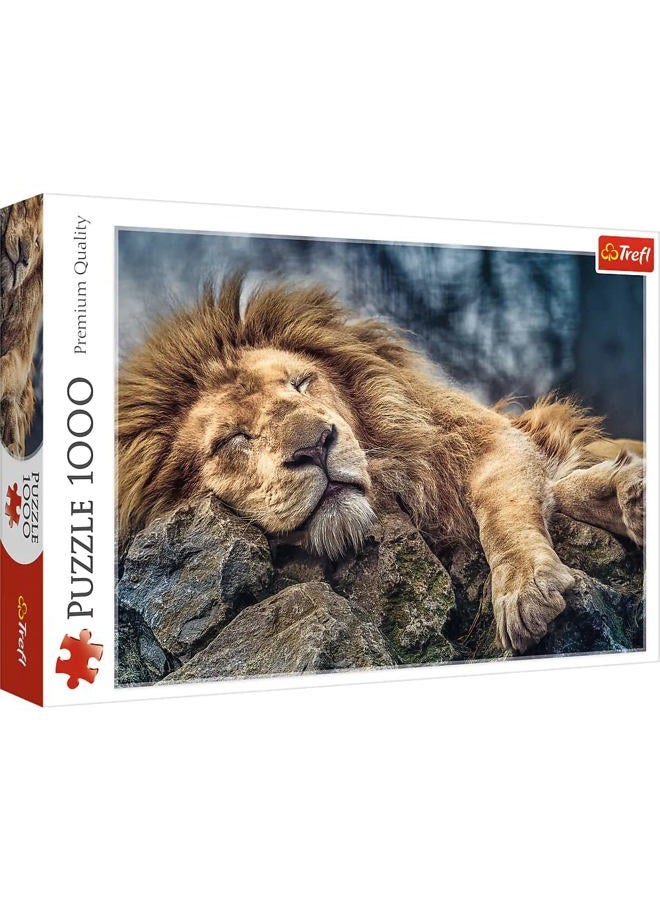 Trefl 10447 Slapende Leeuw: Puzzle Set (1000 Pieces) - Image 1