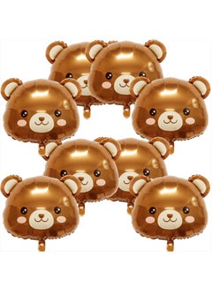 8Pcs Bear Balloon Farm Animal Balloons, Cute Bear Shaped Brown Balloons Foil Balloons for Baby Shower Decorations Animal Birthday Party Jungle Theme Party Decoration, Birthday Party Decor Supplies - pzsku/Z54A246DEDD507329BE9BZ/45/_/1741206424/d968dcad-e022-44eb-8cad-58c5975d7109