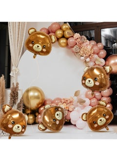 8Pcs Bear Balloon Farm Animal Balloons, Cute Bear Shaped Brown Balloons Foil Balloons for Baby Shower Decorations Animal Birthday Party Jungle Theme Party Decoration, Birthday Party Decor Supplies - pzsku/Z54A246DEDD507329BE9BZ/45/_/1741206425/17037816-4764-4abb-bc50-ba36a850e841