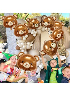 8Pcs Bear Balloon Farm Animal Balloons, Cute Bear Shaped Brown Balloons Foil Balloons for Baby Shower Decorations Animal Birthday Party Jungle Theme Party Decoration, Birthday Party Decor Supplies - pzsku/Z54A246DEDD507329BE9BZ/45/_/1741206425/7dbc6e10-0419-4795-89a4-7d5821142a17