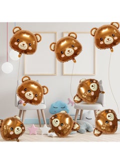 8Pcs Bear Balloon Farm Animal Balloons, Cute Bear Shaped Brown Balloons Foil Balloons for Baby Shower Decorations Animal Birthday Party Jungle Theme Party Decoration, Birthday Party Decor Supplies - pzsku/Z54A246DEDD507329BE9BZ/45/_/1741206428/d24fcf3c-15a7-4eae-bb29-d3e4f399e956