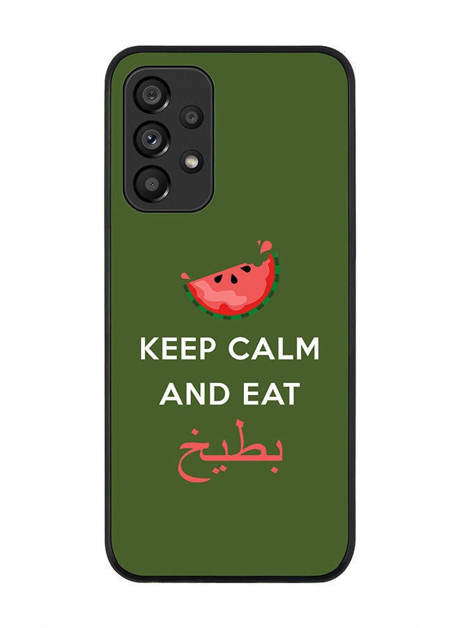 Stylizedd Rugged Black edge case for Samsung Galaxy A33 5G Slim fit Soft Case Flexible Rubber Edges Anti Drop TPU Gel Thin Cover - Bateekh - Image 1