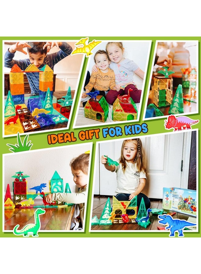 كودو ألعاب الديناصورات - مكعبات بناء مغناطيسية للأطفال الصغار - ألعاب خارجية حسية للأطفال من سن 3 سنوات فما فوق - ألعاب إبداعية للأطفال من عالم الديناصورات - Image 3