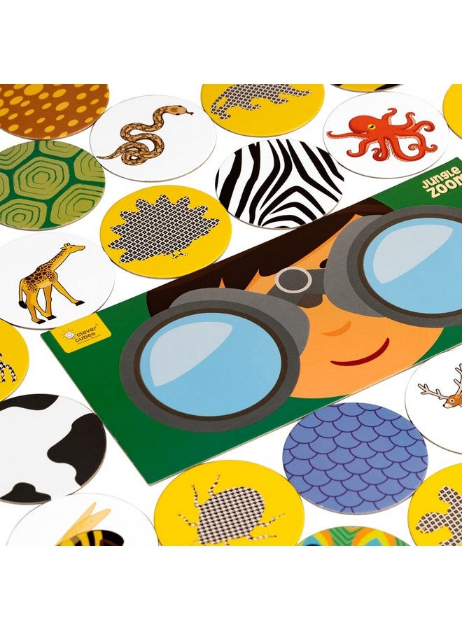 Clever Cubes Jungle Zoom: Educational Games. Activity Games. Perfect for Kids 2 to 4 Years. Birthday Return Gifts. Best Games for Kids. - Image 4