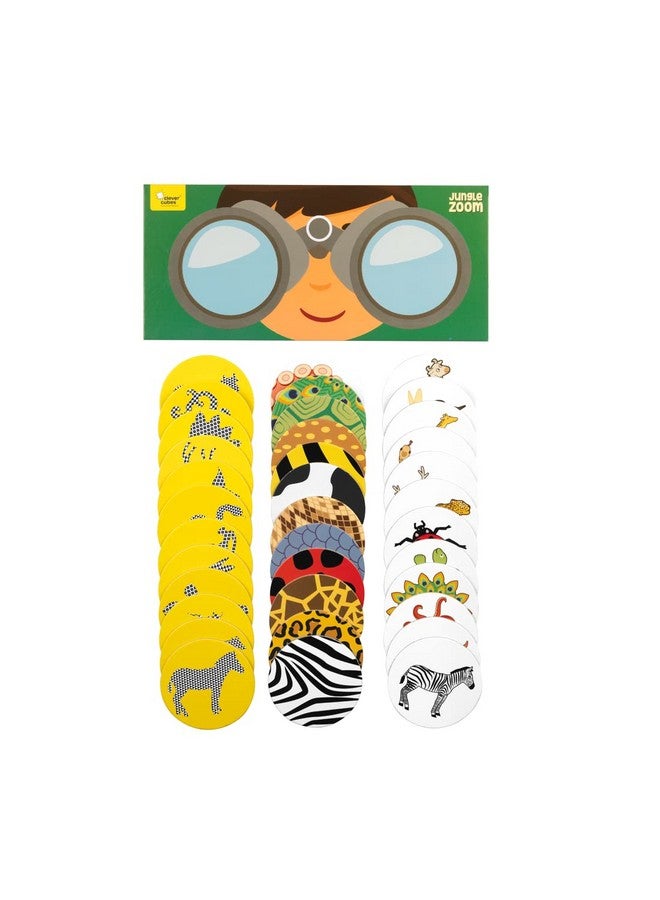 Clever Cubes Jungle Zoom: Educational Games. Activity Games. Perfect for Kids 2 to 4 Years. Birthday Return Gifts. Best Games for Kids. - Image 3