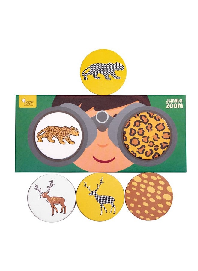 Clever Cubes Jungle Zoom: Educational Games. Activity Games. Perfect for Kids 2 to 4 Years. Birthday Return Gifts. Best Games for Kids. - Image 5