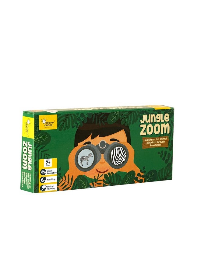 Clever Cubes Jungle Zoom: Educational Games. Activity Games. Perfect for Kids 2 to 4 Years. Birthday Return Gifts. Best Games for Kids. - Image 2