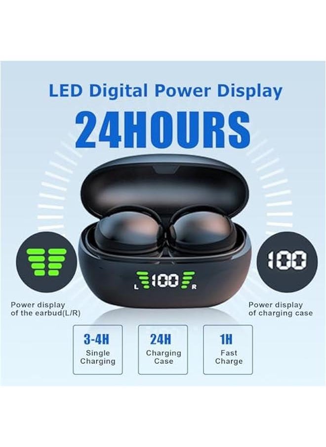 Generic - Wireless Mini Small Invisible Earbuds Hidden for Work Bluetooth Micro Tiny Smallest Earbuds for Small Ears Bluetooth Invisible Small Ear Buds Discreet Low Profile Spy Earpiece - Image 1