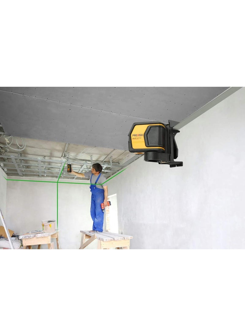 Prexiso Prexiso Green Beam Cross Line Laser Level with Plumb Point  - Image 3