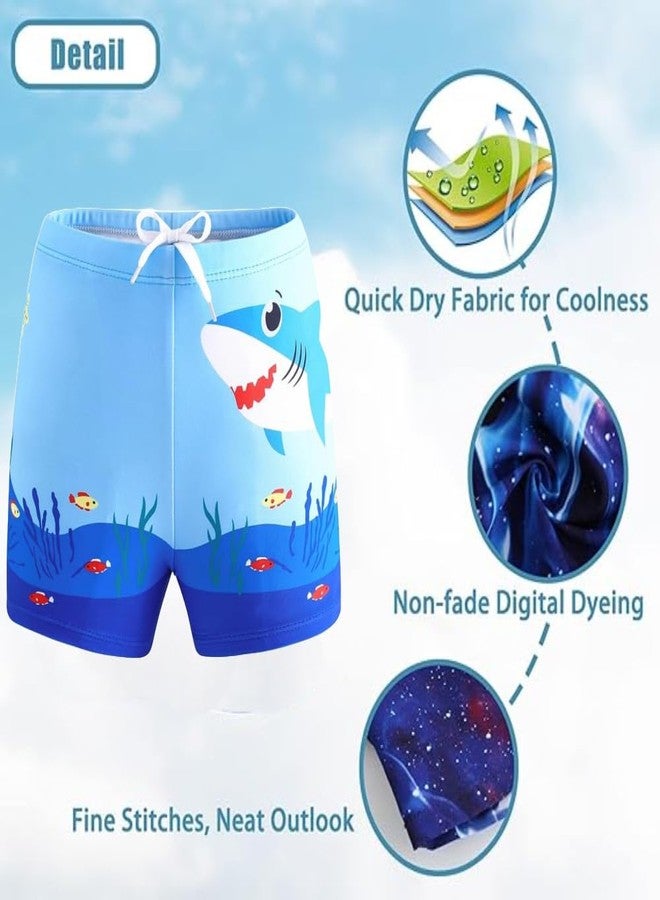 LEBAMI Swimming Kit for Kids Boys | Swim Trunks, Goggles, Swim Cap, Nose Clip, Ear Plugs | Accessories for Swimming, Water Sports (Sea Blue,6 Years-8 Years) - Image 2
