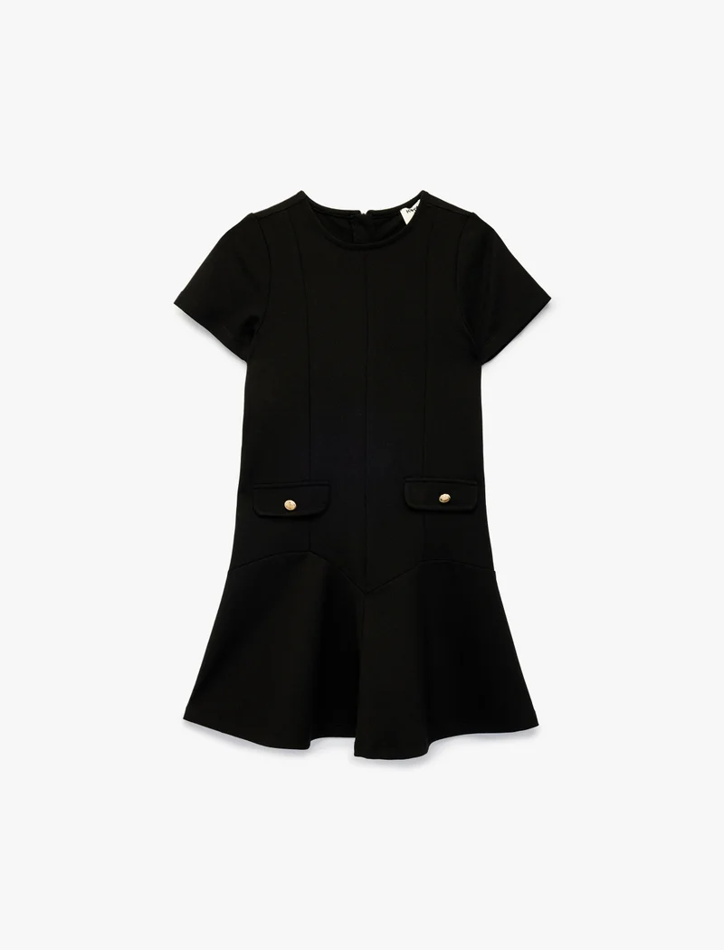 KOTON Short Sleeve Dress