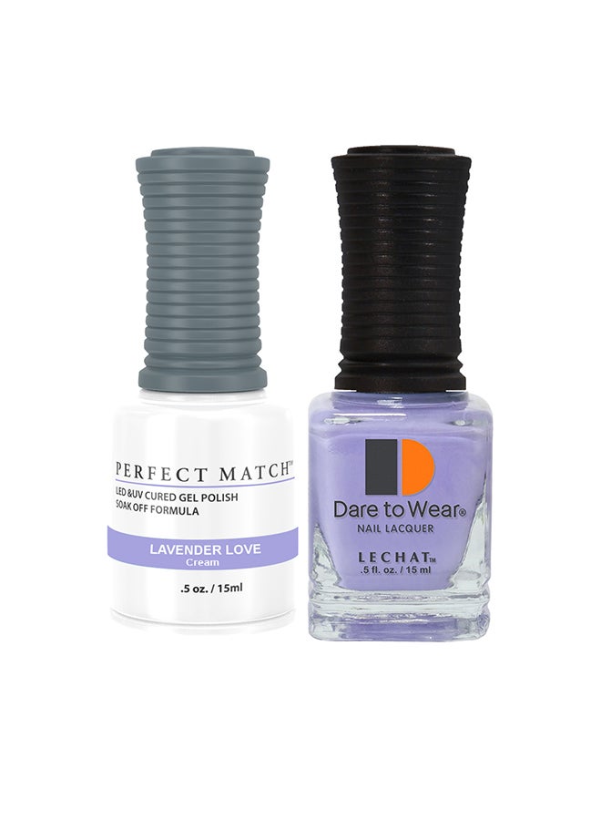 Lechat Soak Off Gel Nail Polish UV LED Gel Polish Lavender Love PMS271 - Image 1