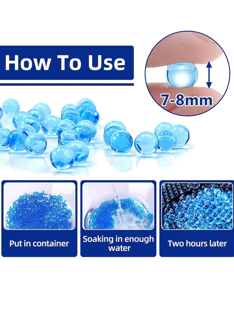 Generic - Water Balls Beads Refill Ammo (7-8 mm,1 Pack,12000 Pieces Per Pack),Gel Splater Ball Blaster Bullets Made of Non-Toxic Eco Friendly Water Ball Compatible with Splatter Gall Gun Green - Image 1