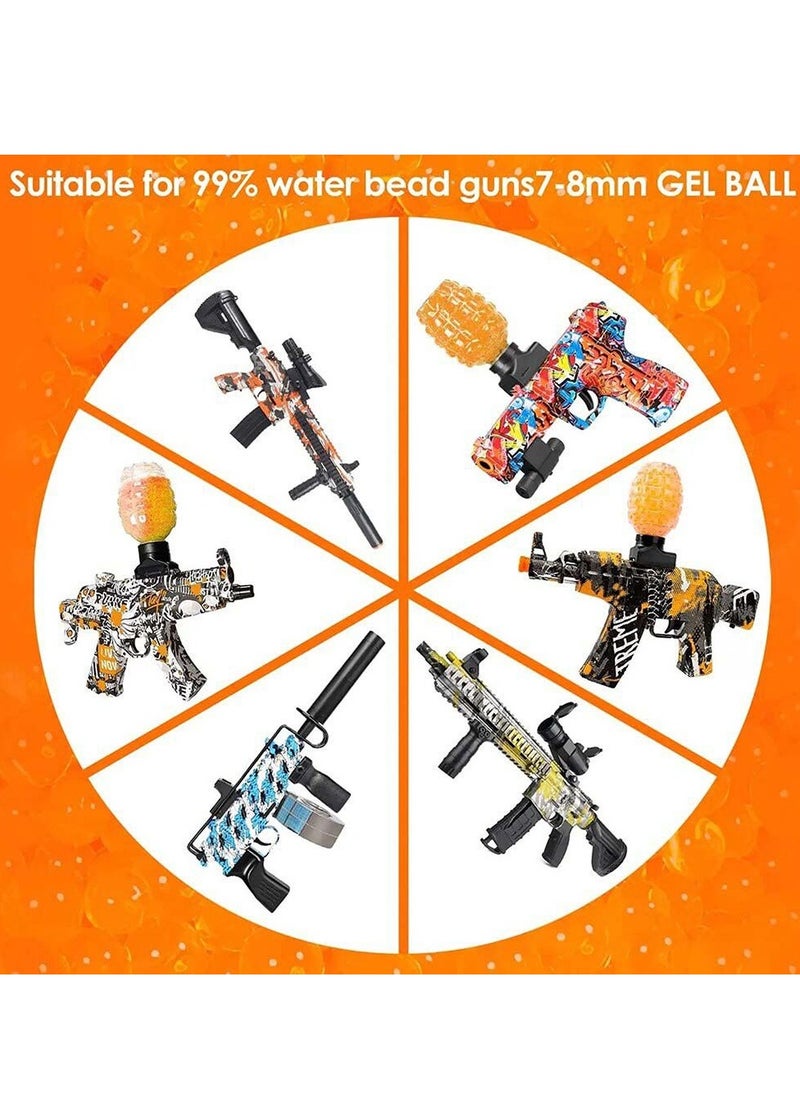 Generic - Water Balls Beads Refill Ammo (7-8 mm,1 Pack,12000 Pieces Per Pack),Gel Splater Ball Blaster Bullets Made of Non-Toxic Eco Friendly Water Ball Compatible with Splatter Gall Gun Green - Image 1