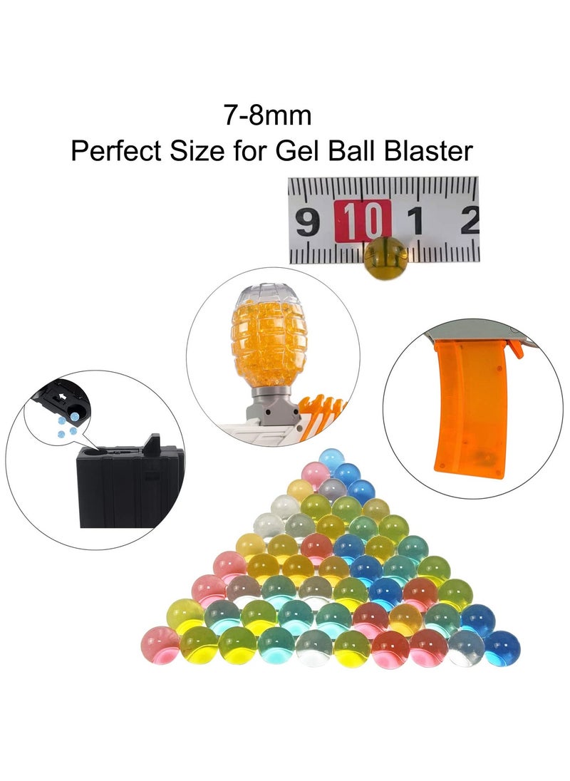 Generic - Water Balls Beads Refill Ammo (7-8 mm,1 Pack,12000 Pieces Per Pack),Gel Splater Ball Blaster Bullets Made of Non-Toxic Eco Friendly Water Ball Compatible with Splatter Gall Gun Green - Image 1
