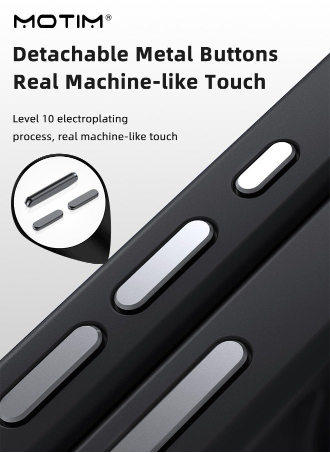 Motim - iPhone 15 Pro Max Magsafe Case, Clear Matte Magnetic Yellowing-Resistant Drop Protection Phone Case Cover, Slim Thin Anti-Scratch Hard Back Shockproof Magnetic Cover - Image 1