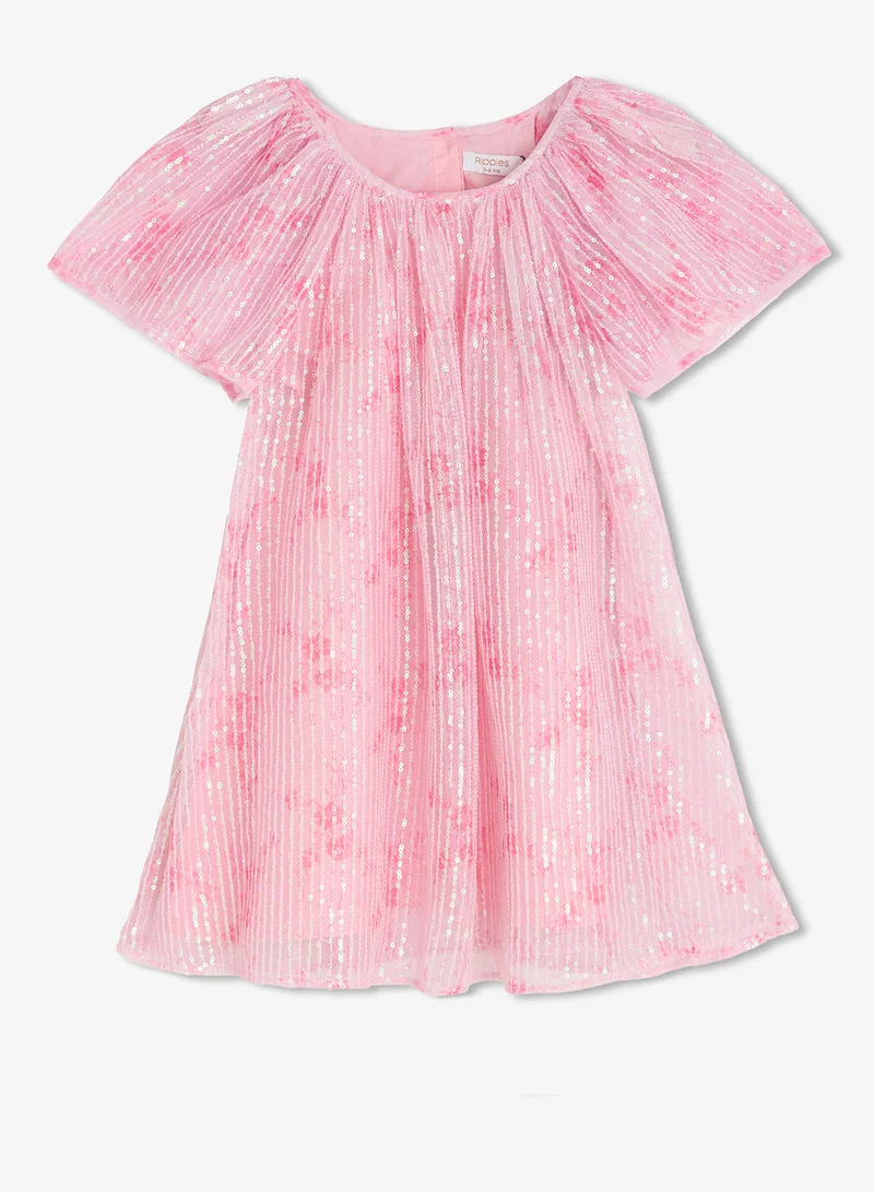 ريبلز مع نمشي Girls Party Dress